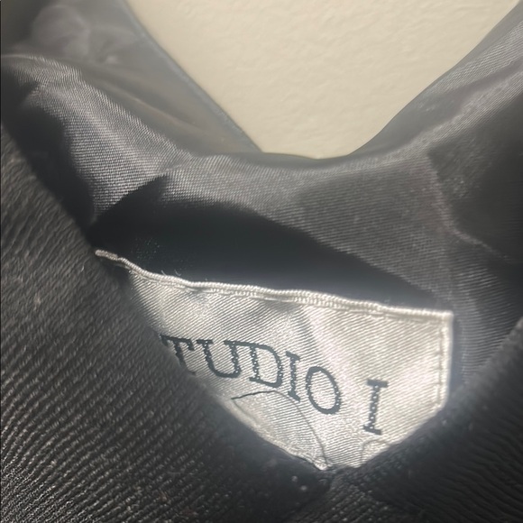 Studio I Black Sleeveless Sheath Dress - Picture 2 of 4